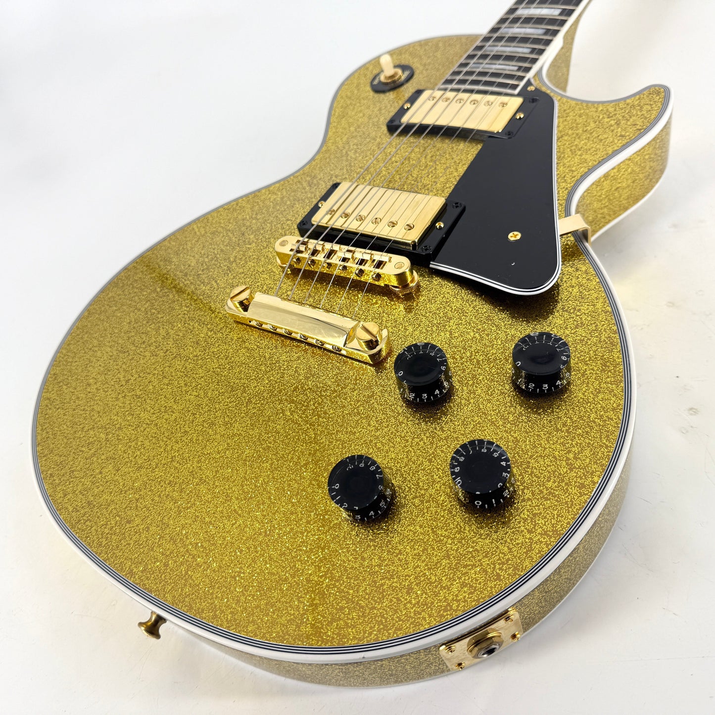 2024 Gibson Custom Made to Measure Les Paul Custom - Gold Sparkle | Tonebay