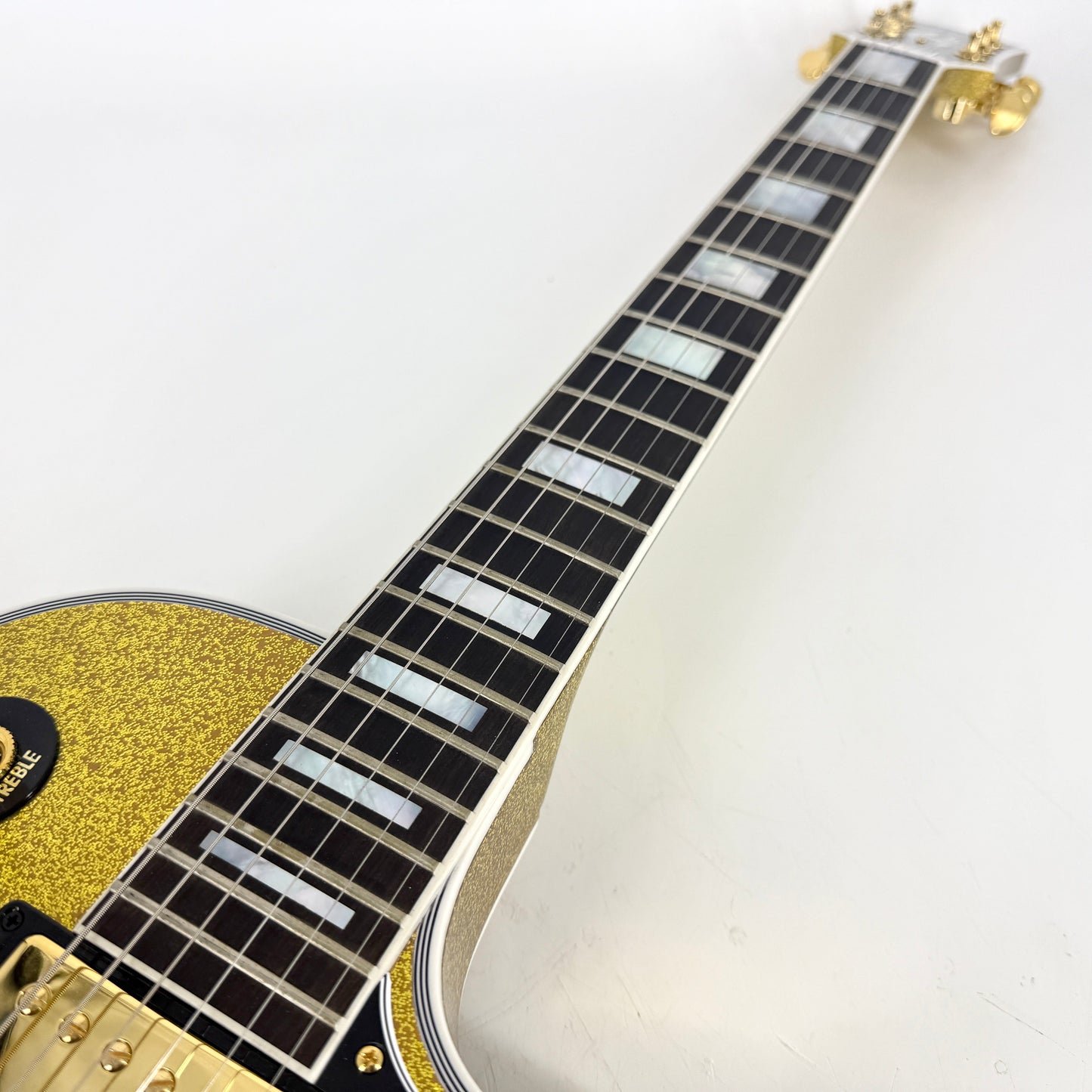 2024 Gibson Custom Made to Measure Les Paul Custom - Gold Sparkle | Tonebay