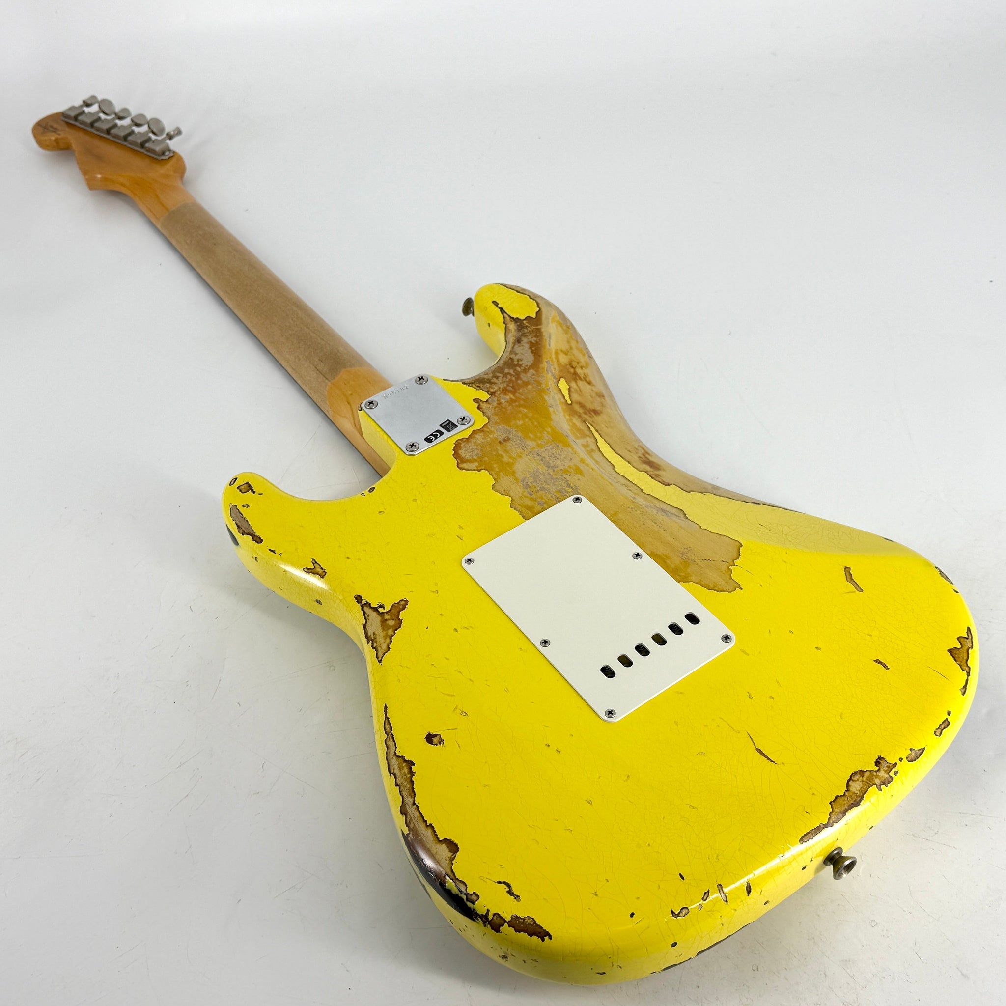 2018 Fender Custom Shop '63 Special Stratocaster Heavy Relic - Graffiti Yellow over Sunburst | Tonebay