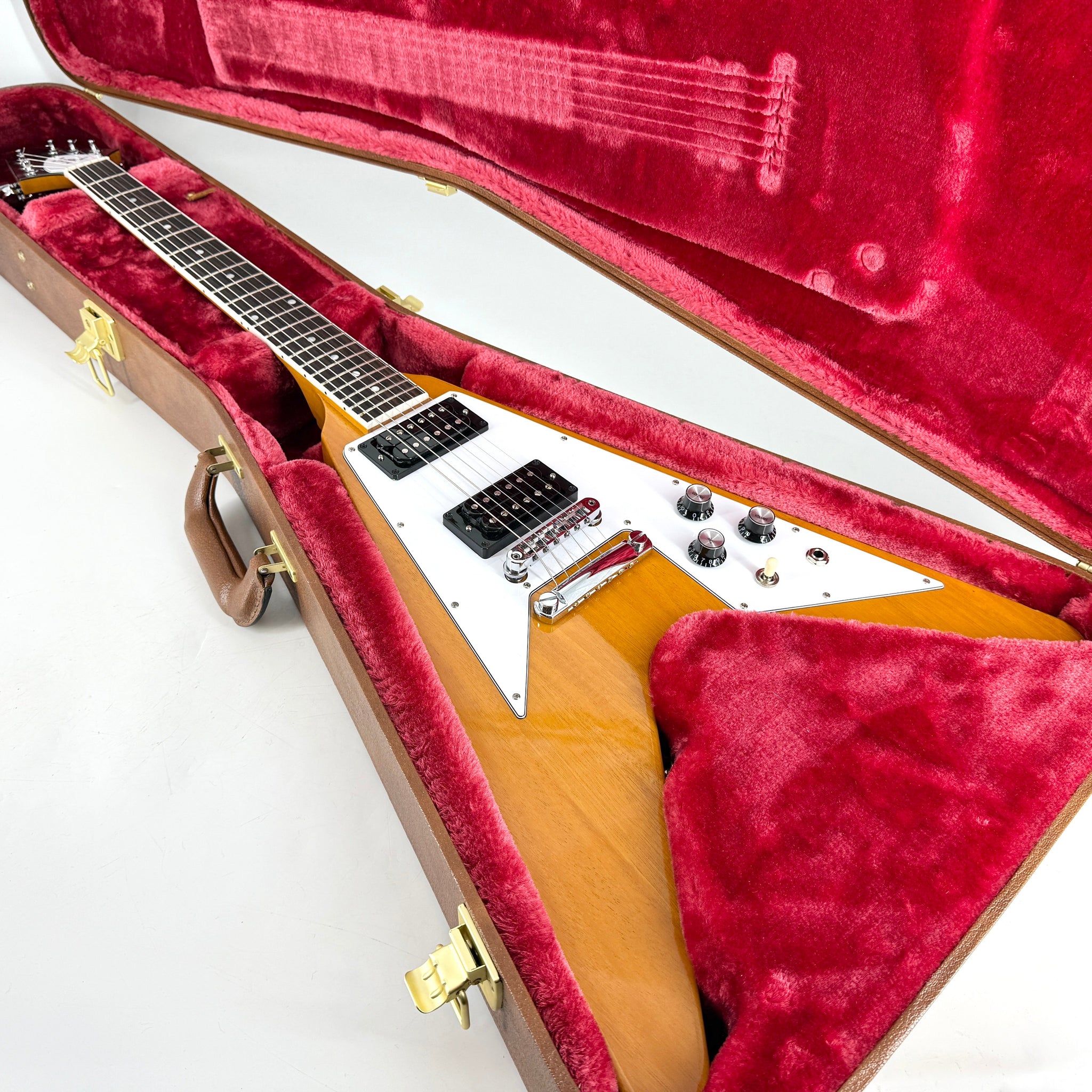 2024 Gibson 70s Flying V - Antique Natural | Tonebay