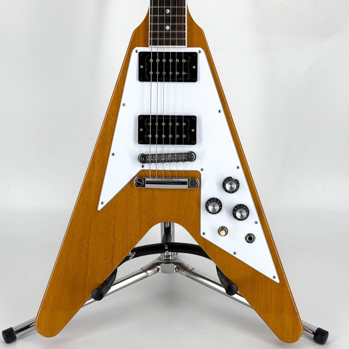 2024 Gibson 70s Flying V - Antique Natural | Tonebay