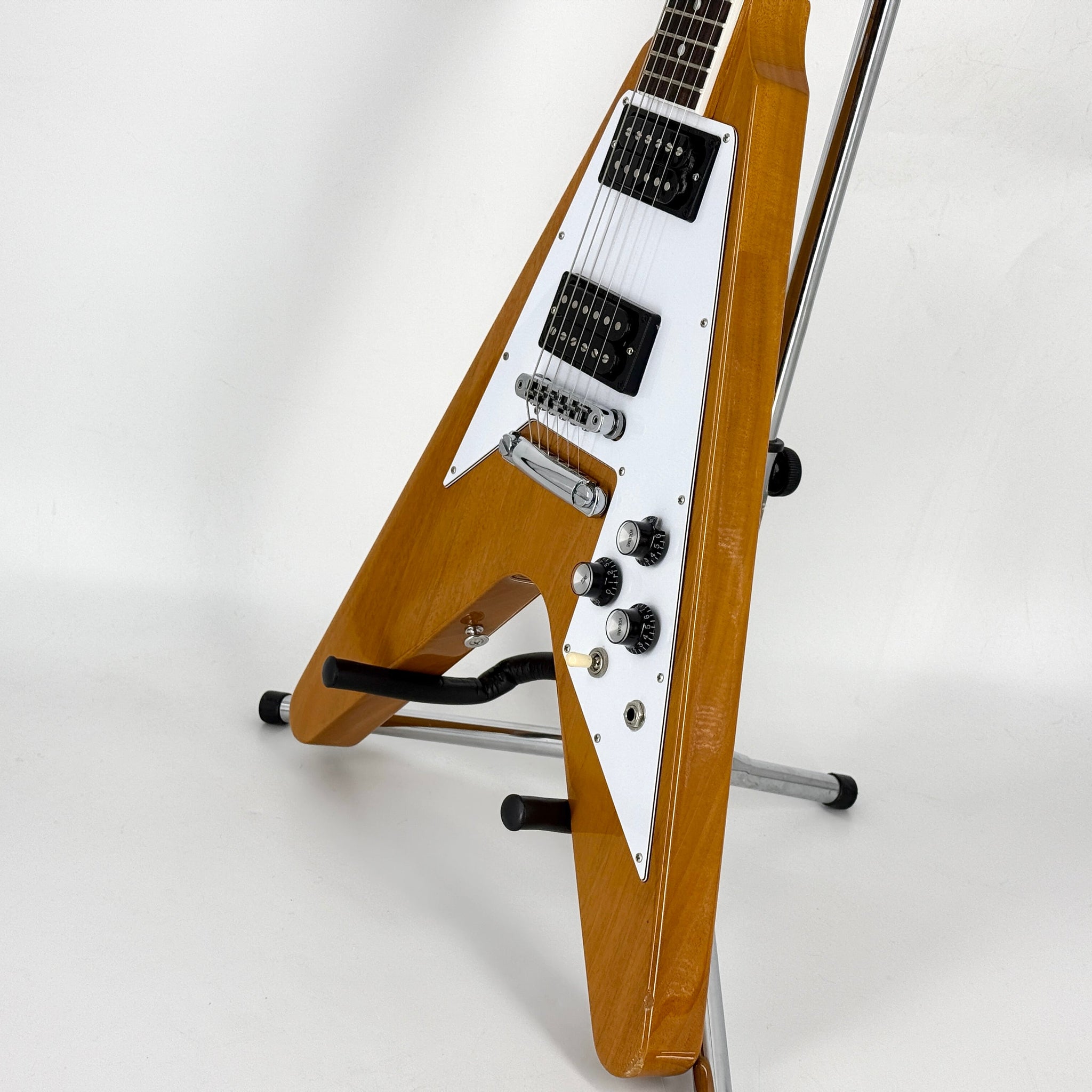 2024 Gibson 70s Flying V - Antique Natural | Tonebay