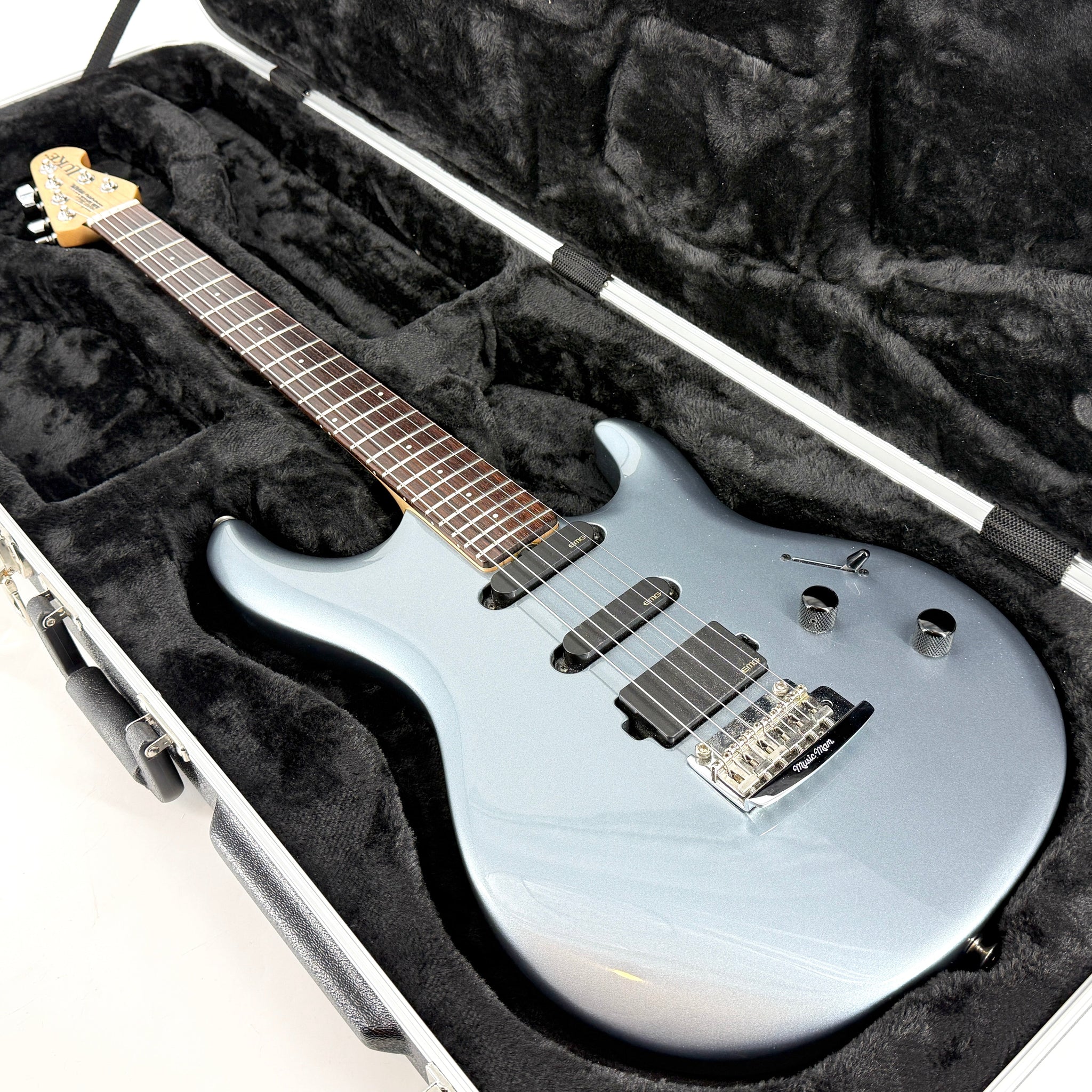 2012 Ernie Ball Music Man Luke II HSS - Luke Blue | Tonebay