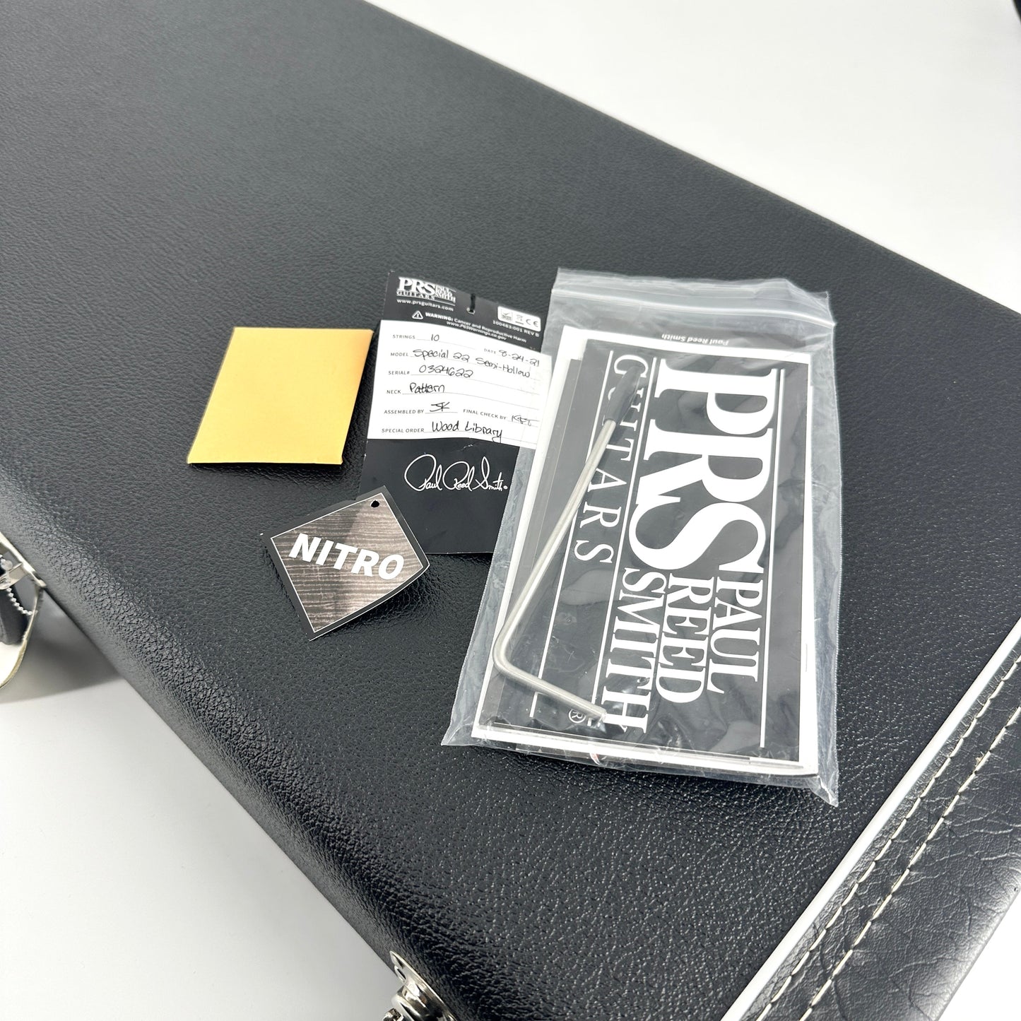 2021 PRS Wood Library Special 22 Semi Hollow - Blue Fade | Tonebay