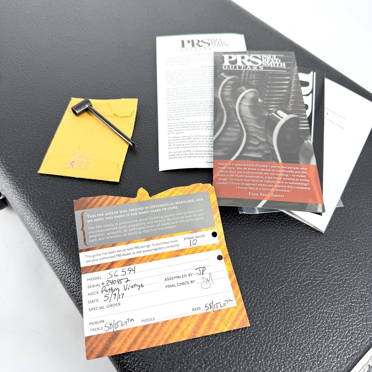 2017 PRS McCarty 594 Singlecut - Black Gold | Tonebay