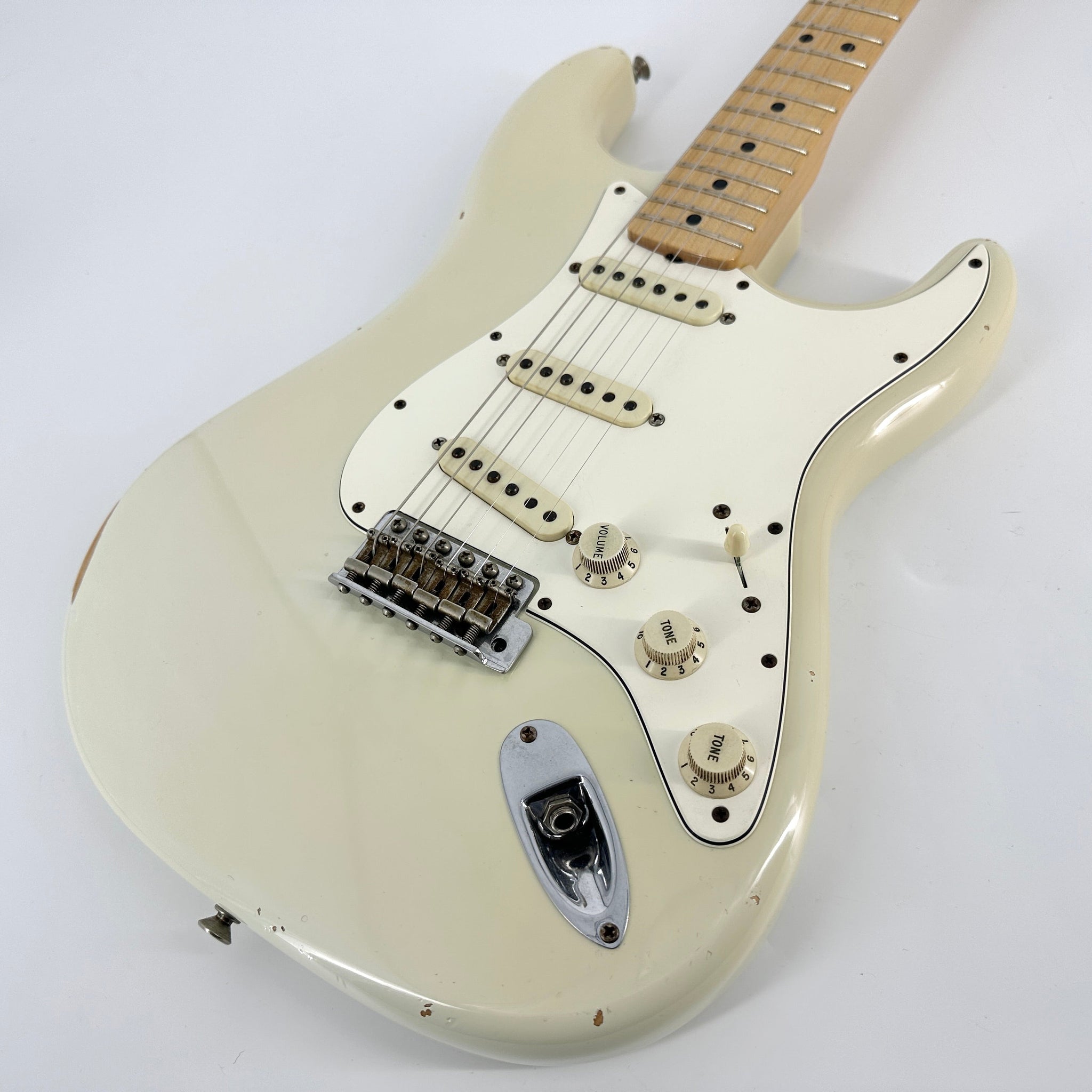 2015 Fender Custom Shop 1970 Stratocaster Relic - Olympic White | Tonebay