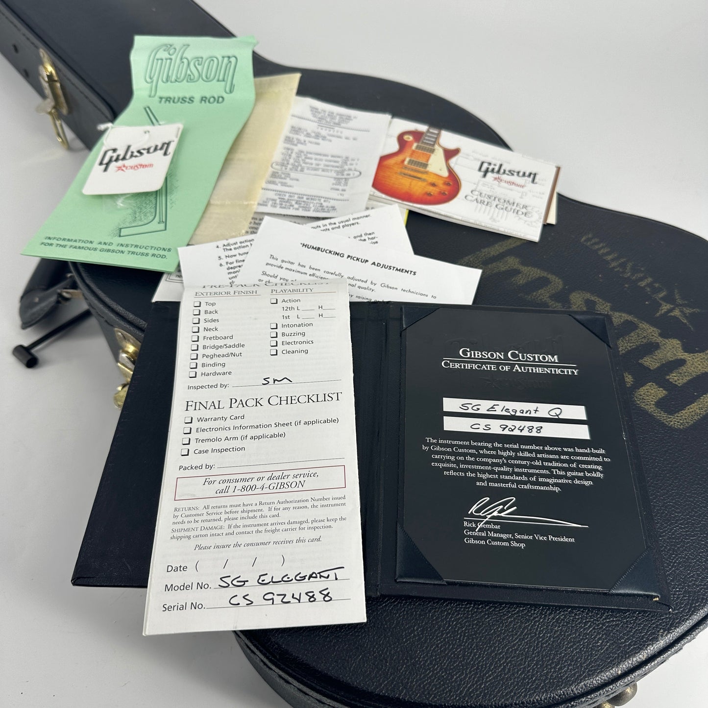 2009 Gibson Custom Shop SG Elegant Quilt - Firemist | Tonebay