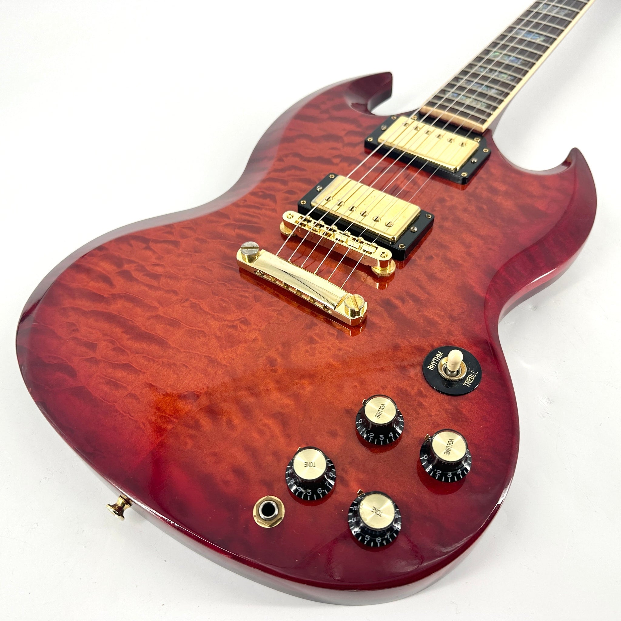 2009 Gibson Custom Shop SG Elegant Quilt - Firemist | Tonebay