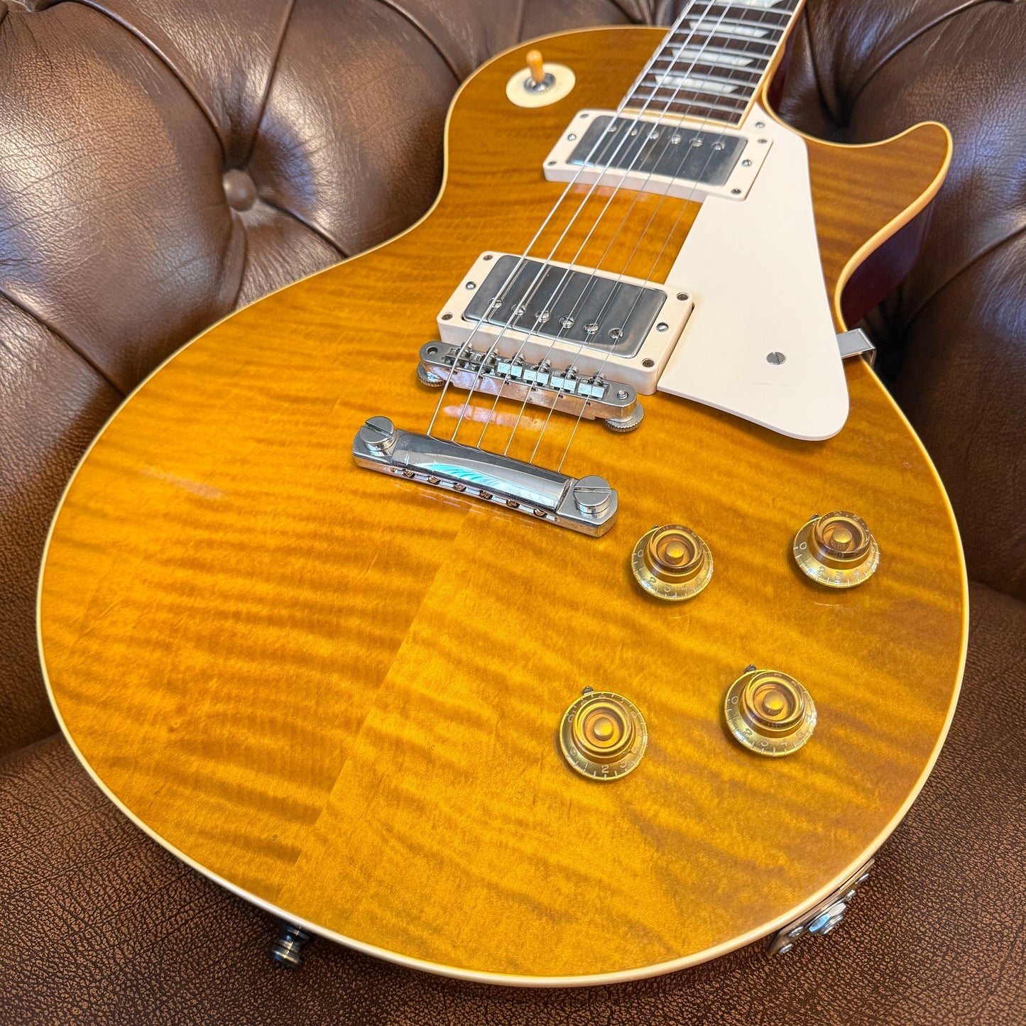 2017 Gibson Custom Shop Historic 1959 Les Paul R9 - Honey Burst | Tonebay