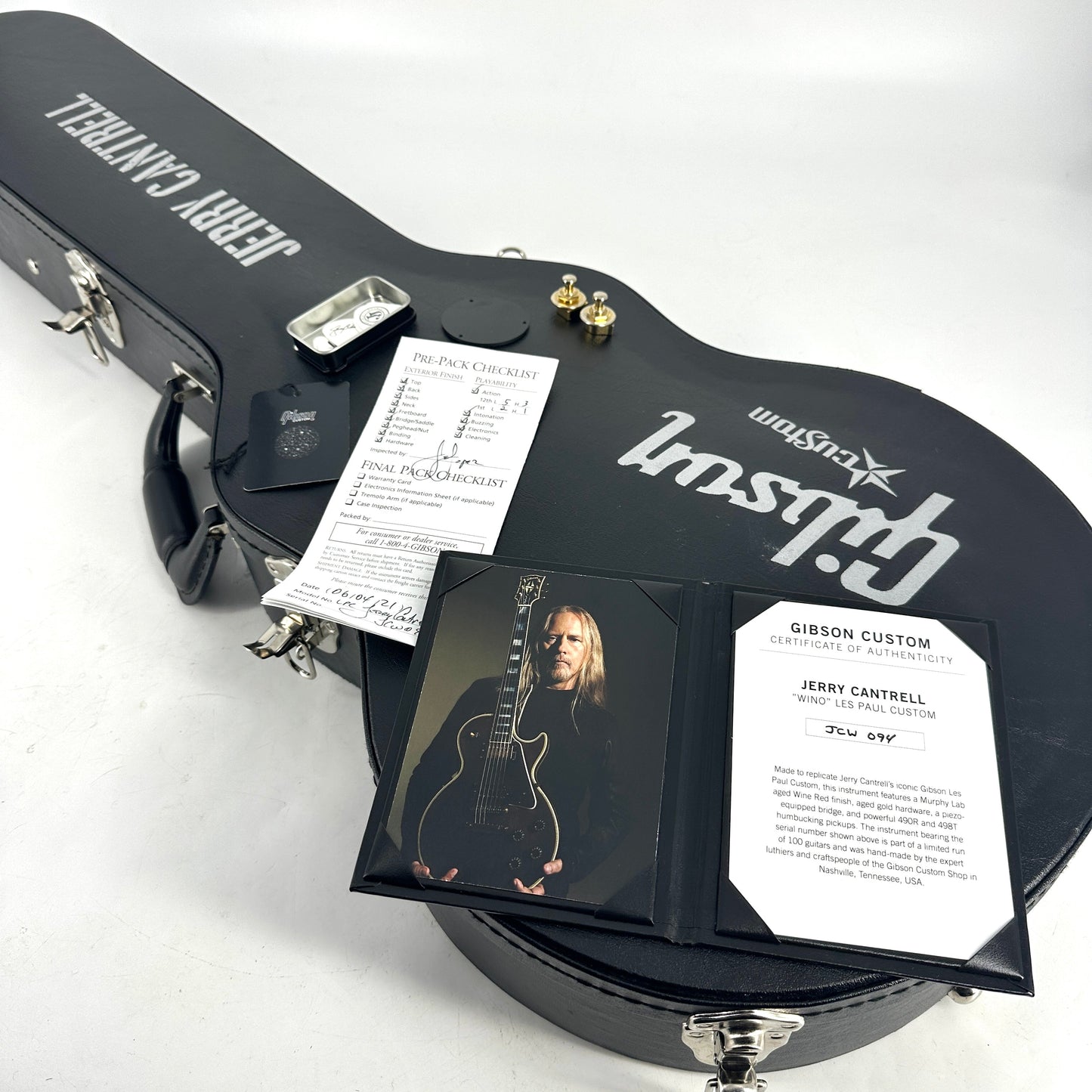 2021 Gibson Custom Jerry Cantrell Murphy Lab 'Wino' Les Paul - Wine Red | Tonebay