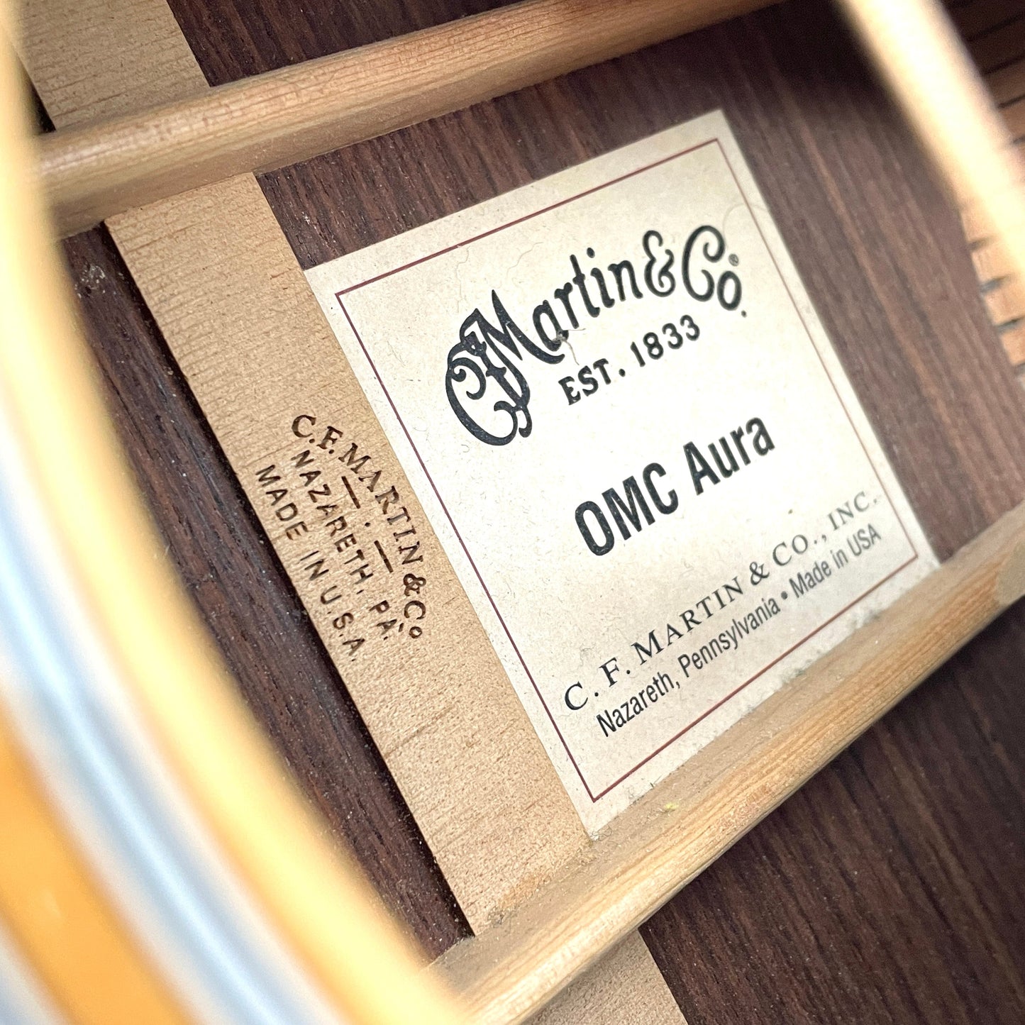 2007 Martin OMC Aura - Natural | Tonebay