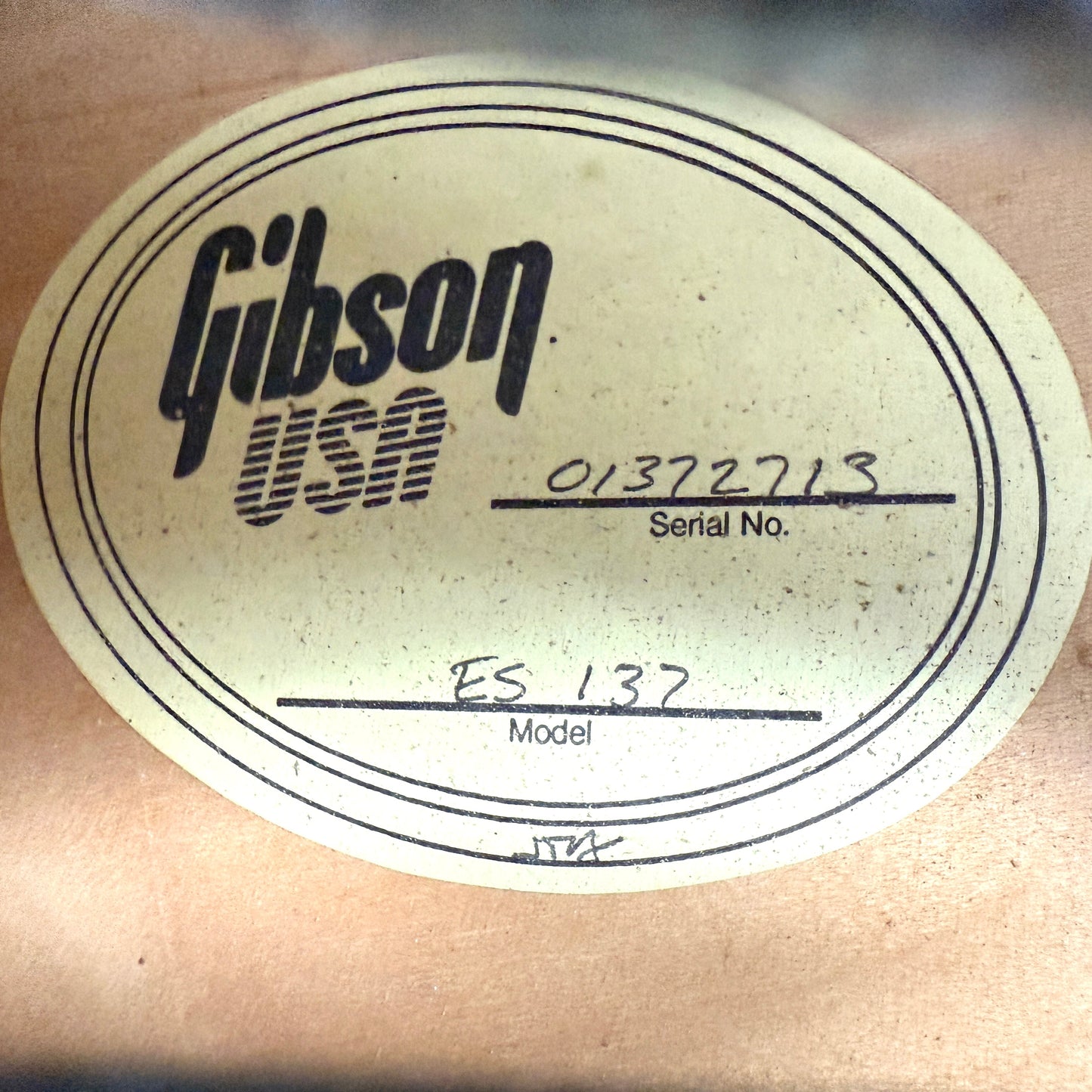 2002 Gibson ES-137 Premier - White 2-Tone | Tonebay