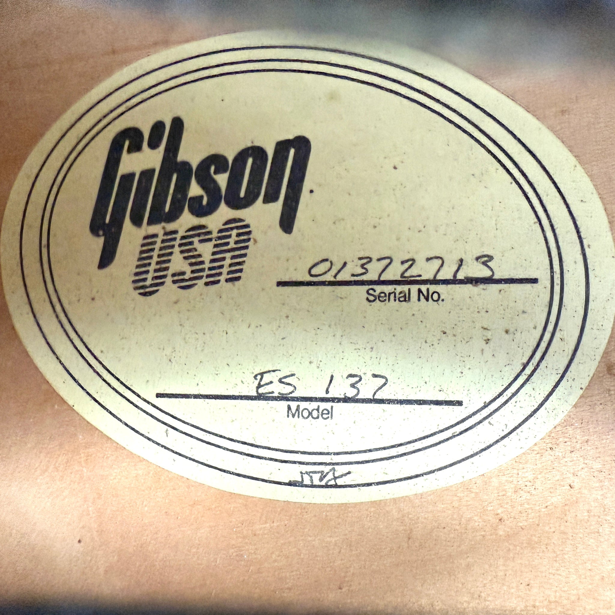 2002 Gibson ES-137 Premier - White 2-Tone | Tonebay