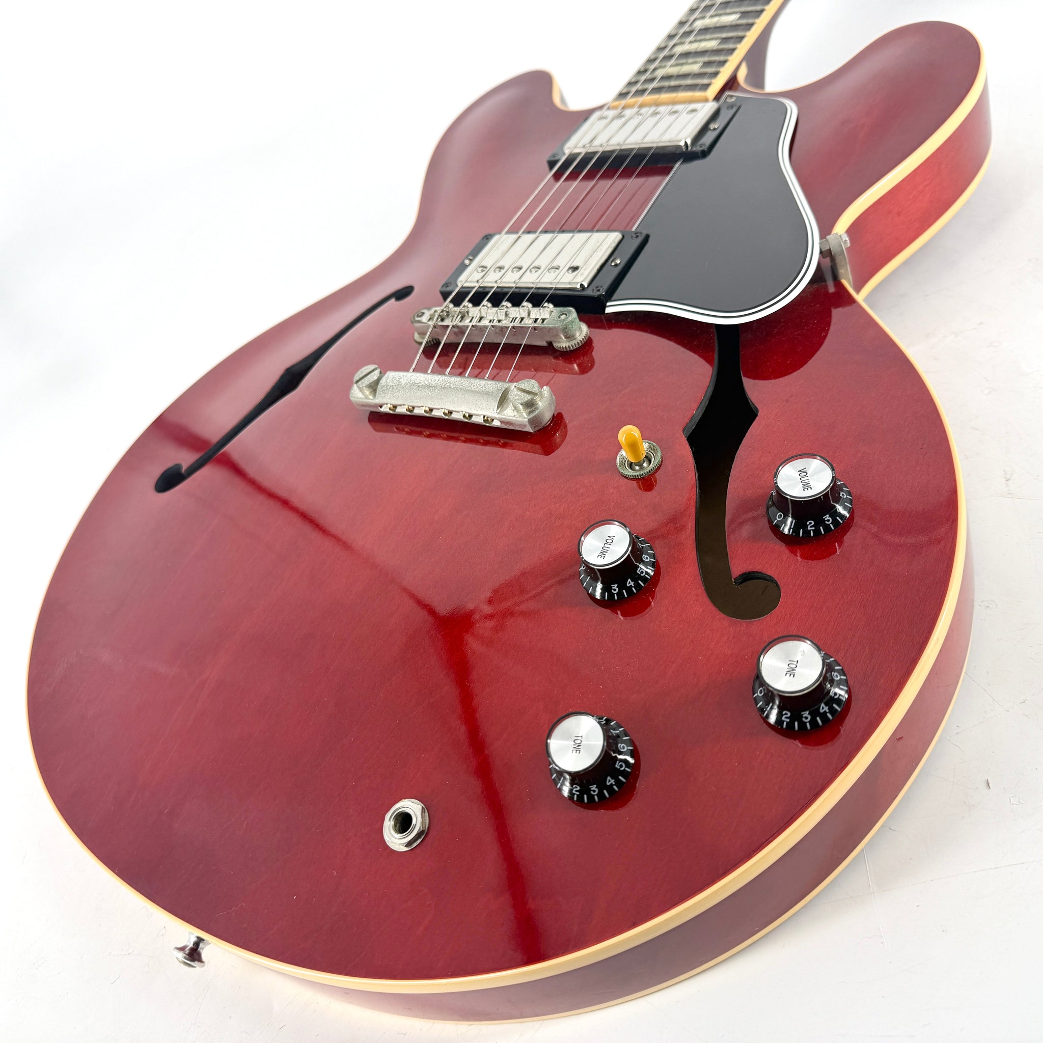 2011 Gibson Custom Shop Block Reissue ES-335 - Cherry Red | Tonebay