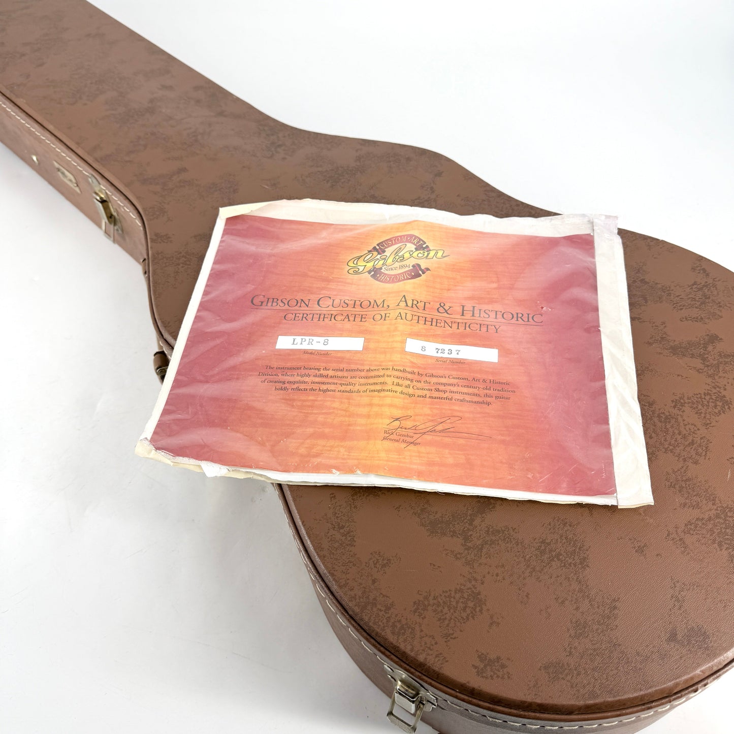 2007 Gibson Custom Shop Les Paul 1958 Reissue - R8 – Washed Cherry | Tonebay