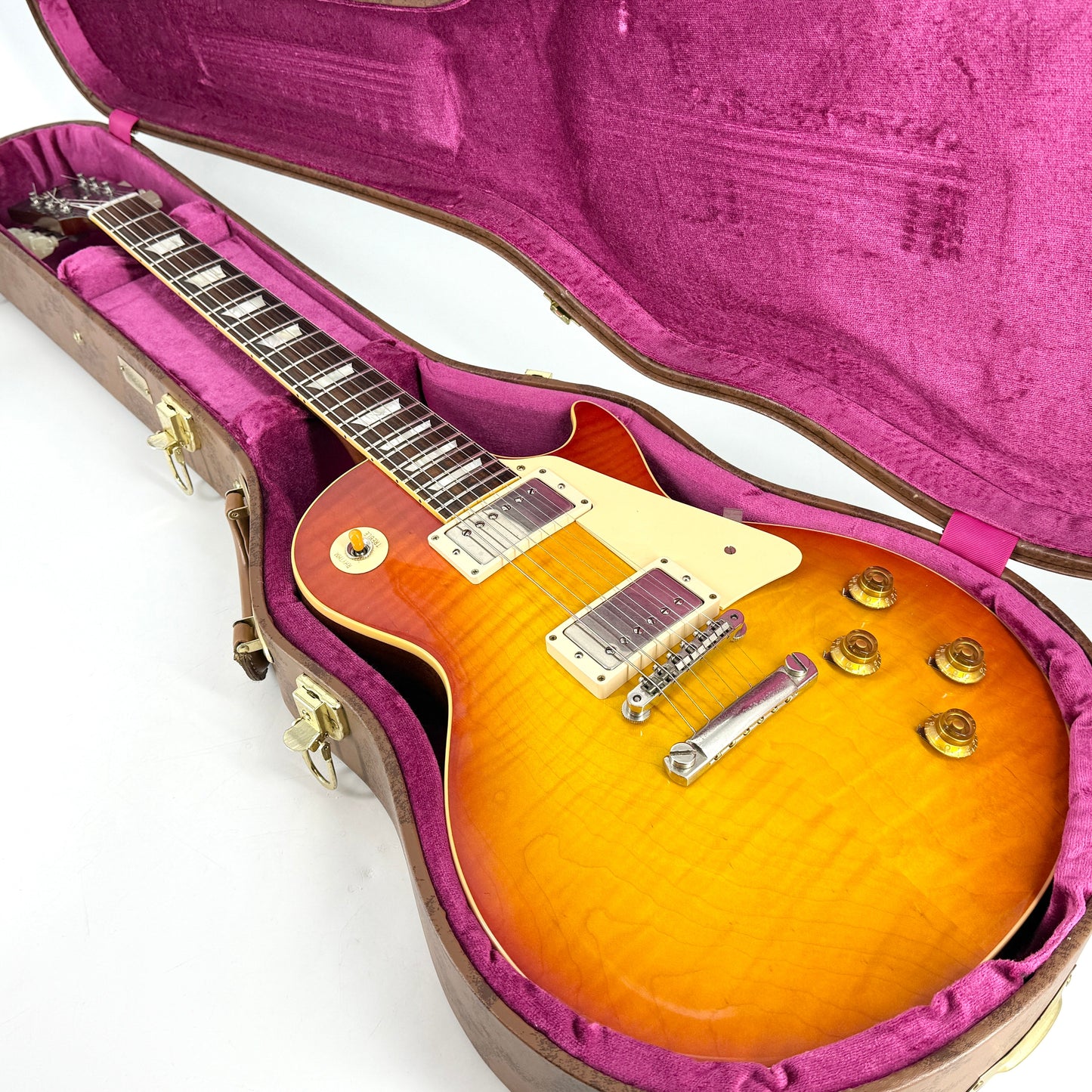 2017 Gibson Custom Shop Historic 1959 Les Paul VOS R9 - Washed Cherry | Tonebay