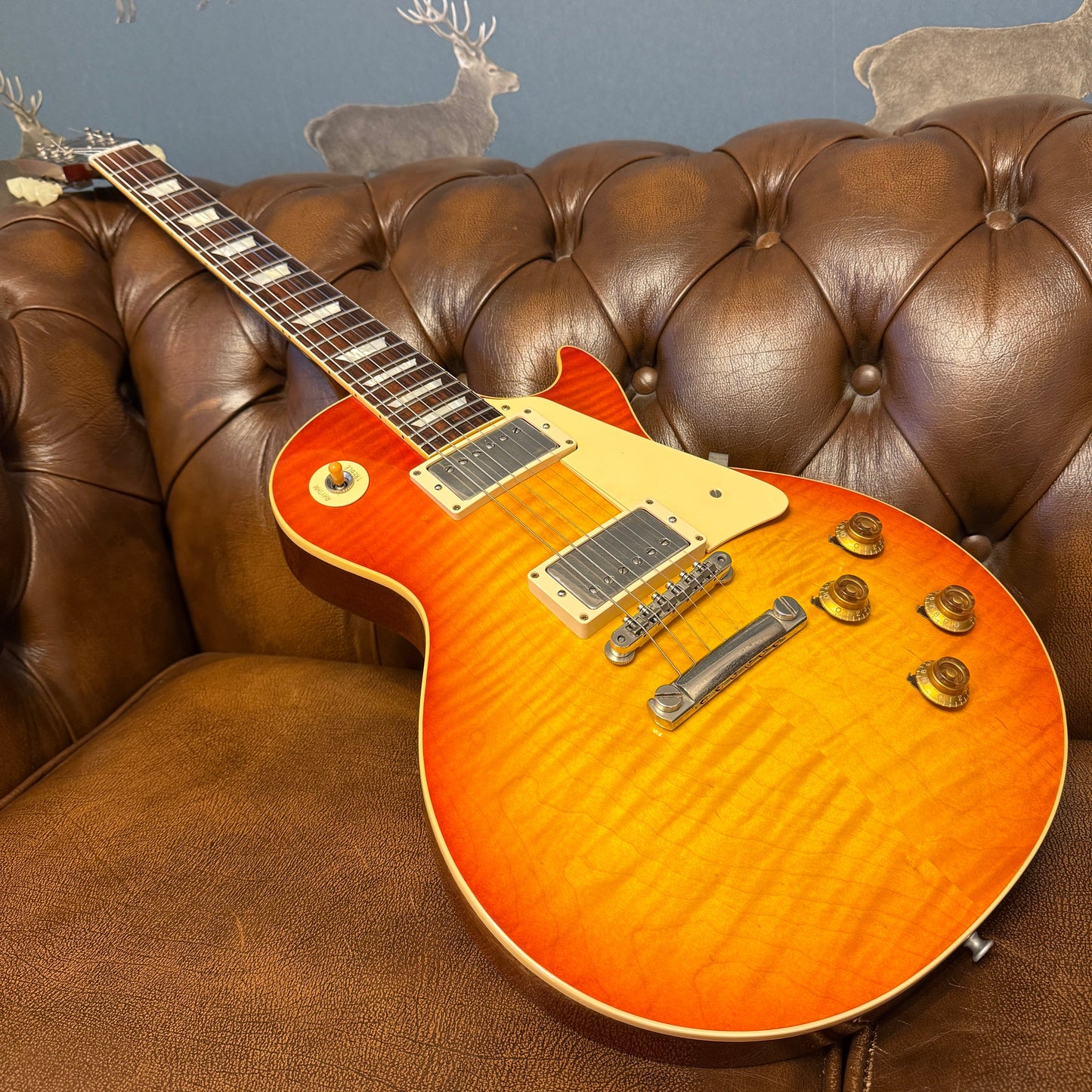 2017 Gibson Custom Shop Historic 1959 Les Paul VOS R9 - Washed Cherry | Tonebay