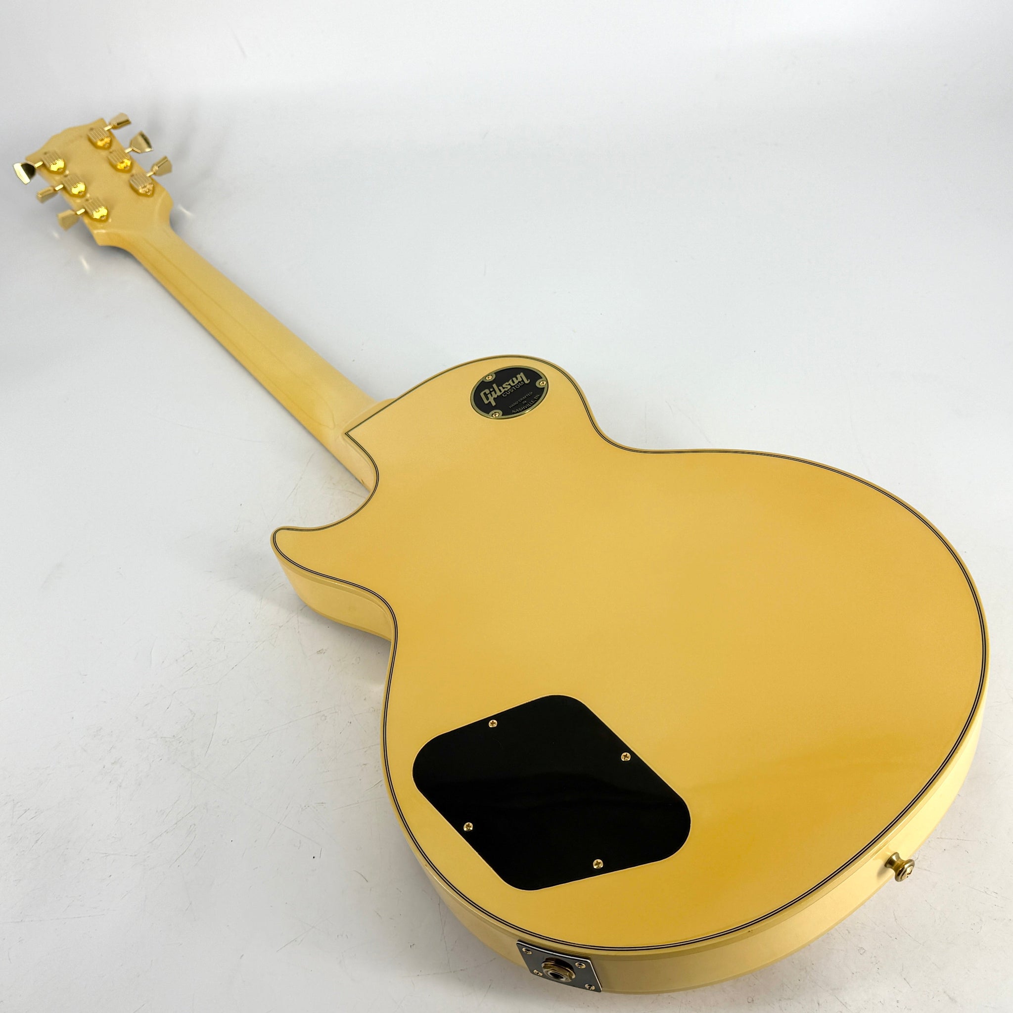 2023 Gibson Custom Shop M2M 1968 Les Paul Custom – Heavy Antique White | Tonebay