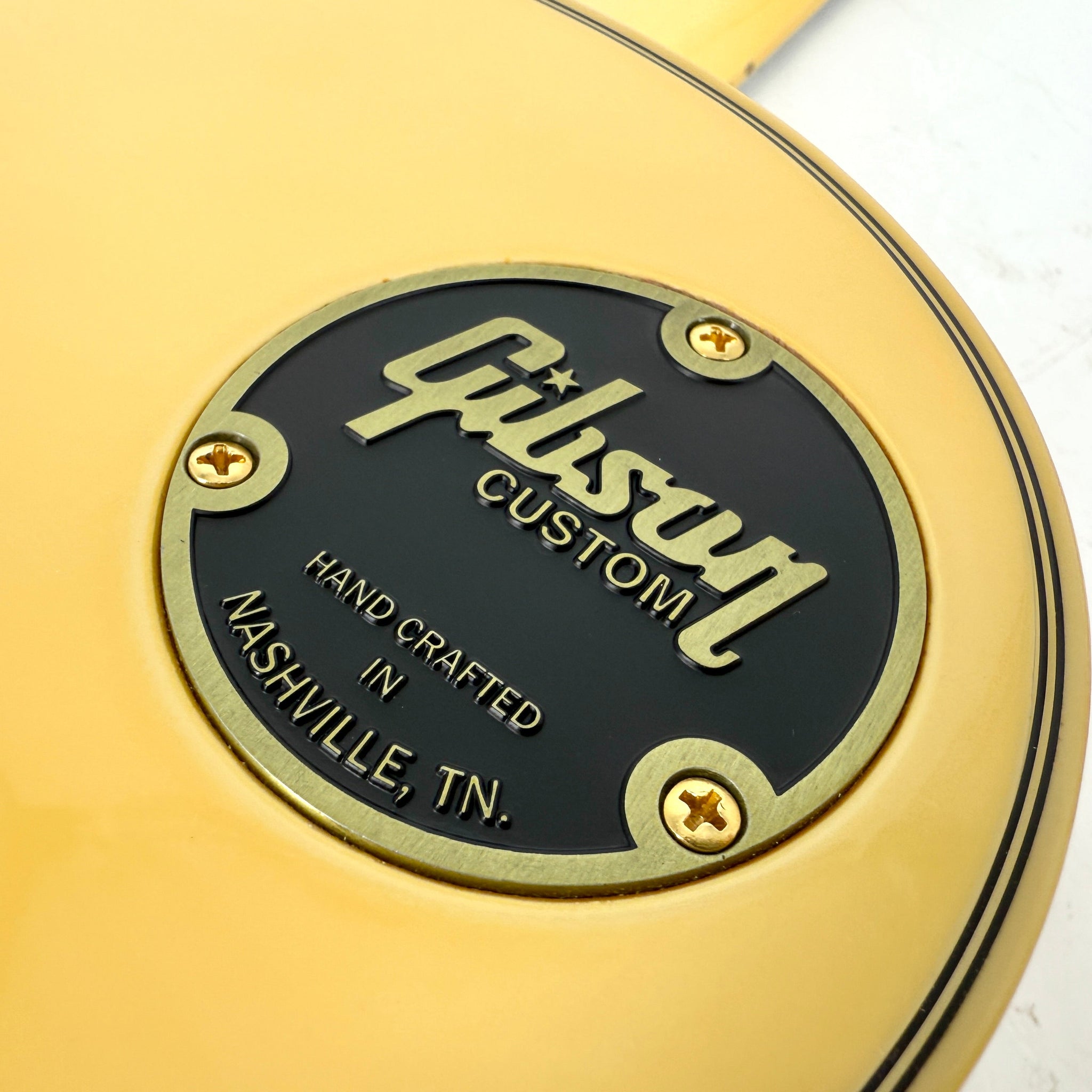 2023 Gibson Custom Shop M2M 1968 Les Paul Custom – Heavy Antique White | Tonebay