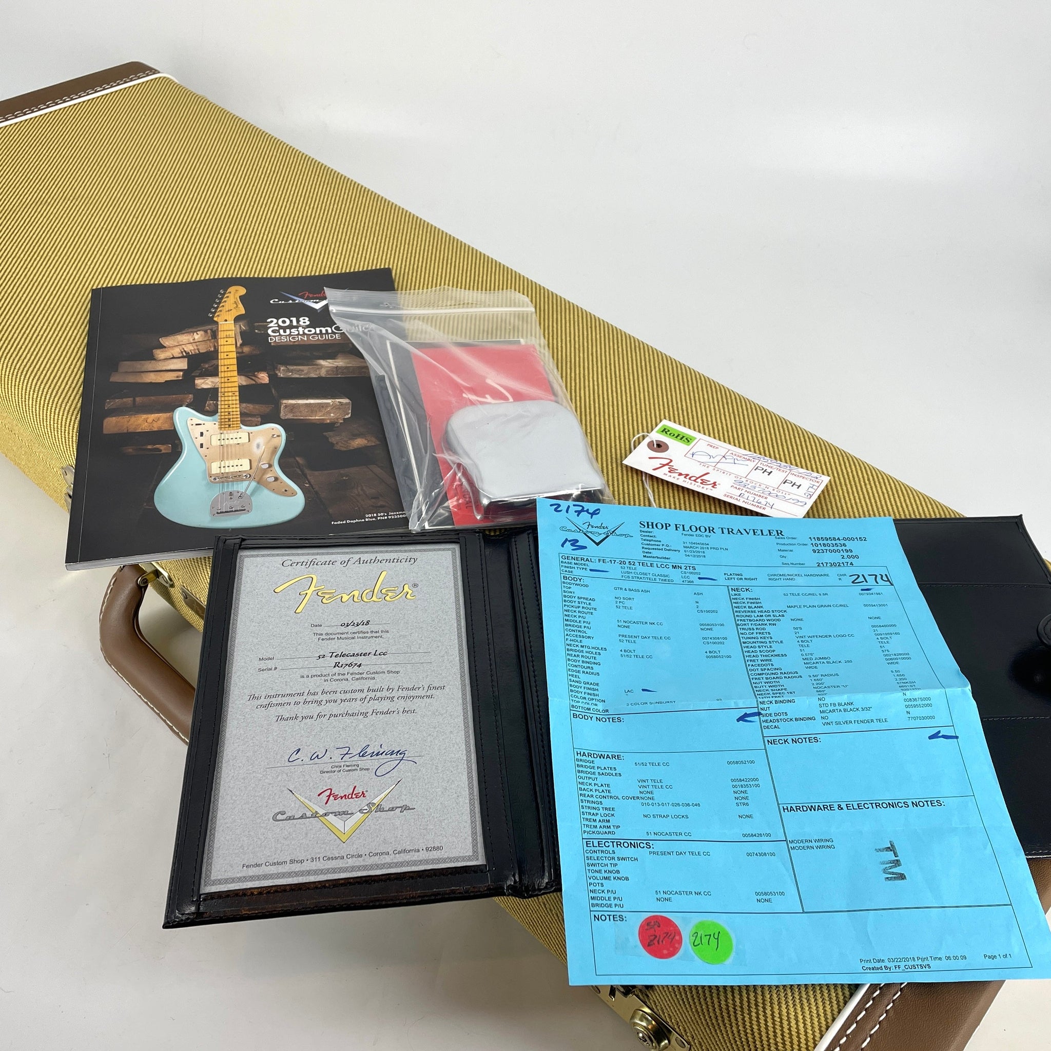 2018 Fender Custom Shop ’52 Telecaster – Lush Closet Classic – 2 Tone Sunburst | Tonebay