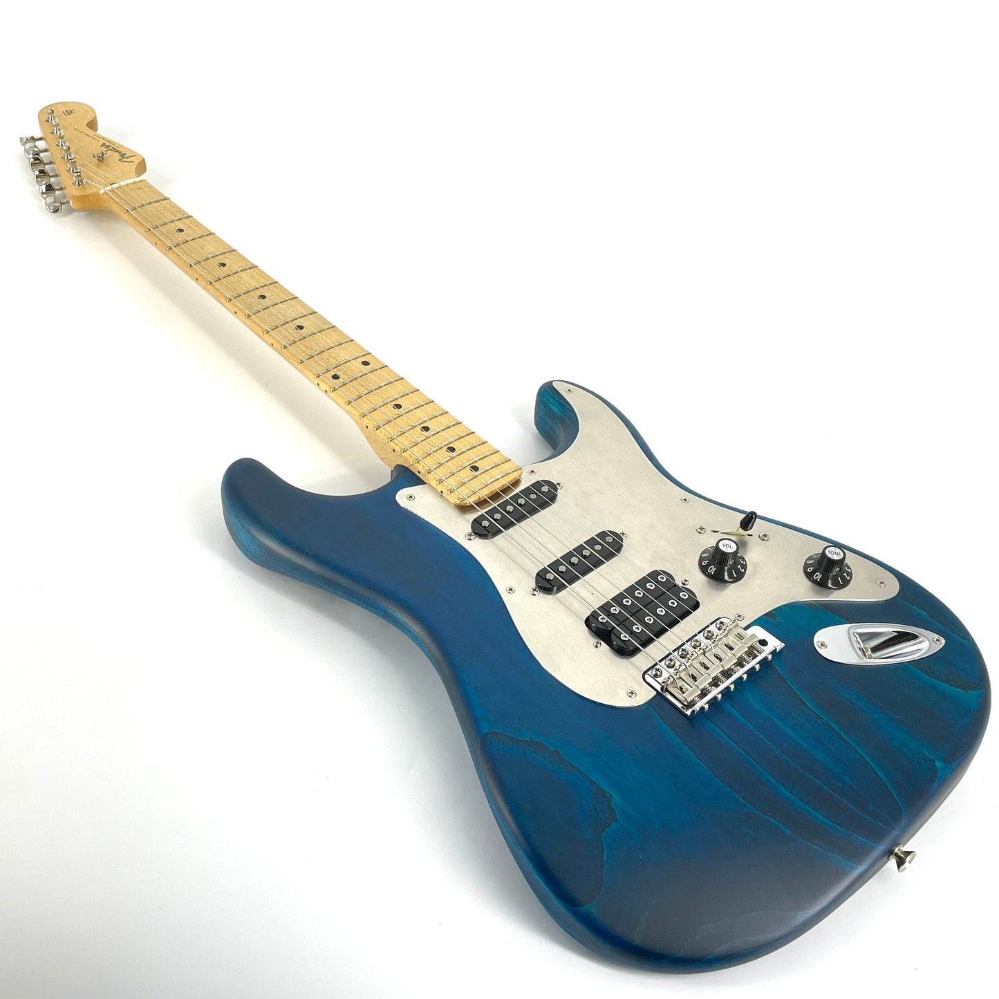 2015 Fender Custom Shop Jason Smith Masterbuilt 1960 HSS Stratocaster NOS - Translucent Turquoise & Black Grain Default Title | Tonebay