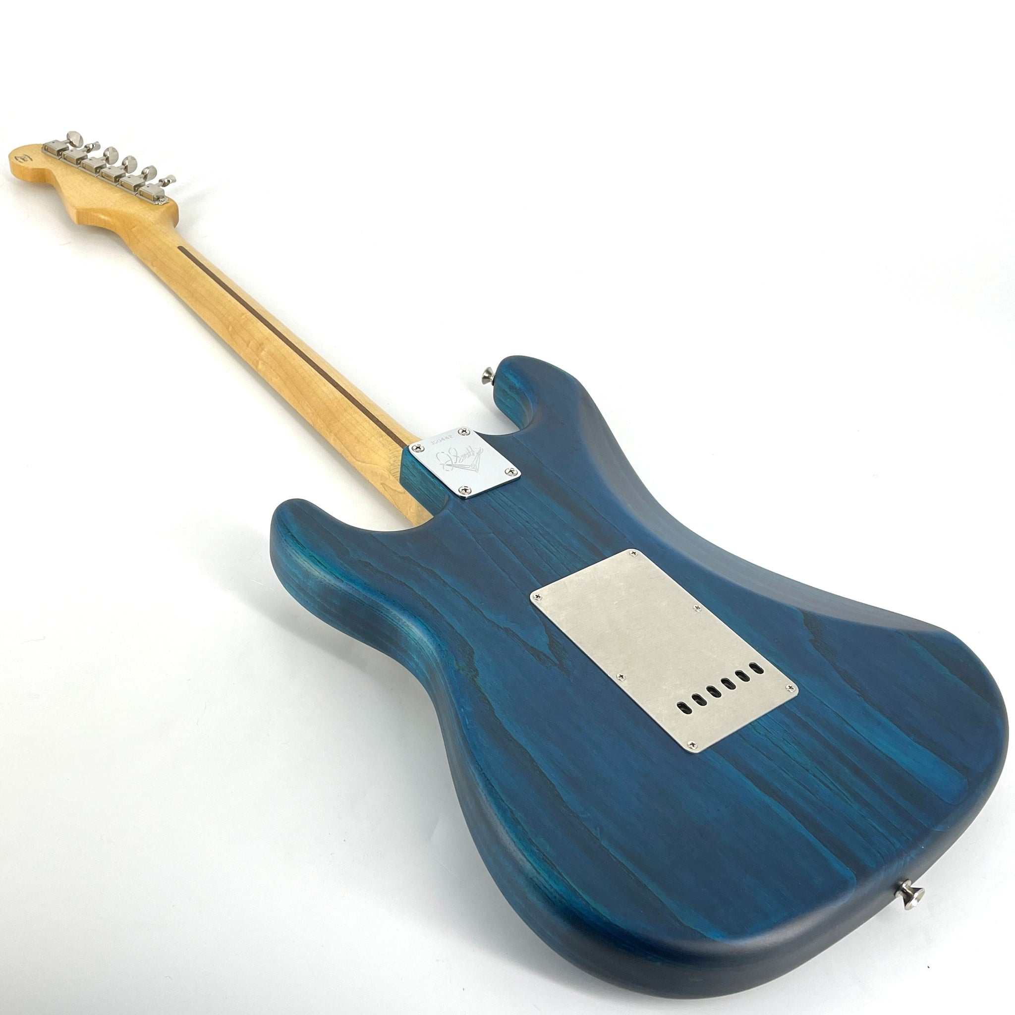 2015 Fender Custom Shop Jason Smith Masterbuilt 1960 HSS Stratocaster NOS - Translucent Turquoise & Black Grain | Tonebay