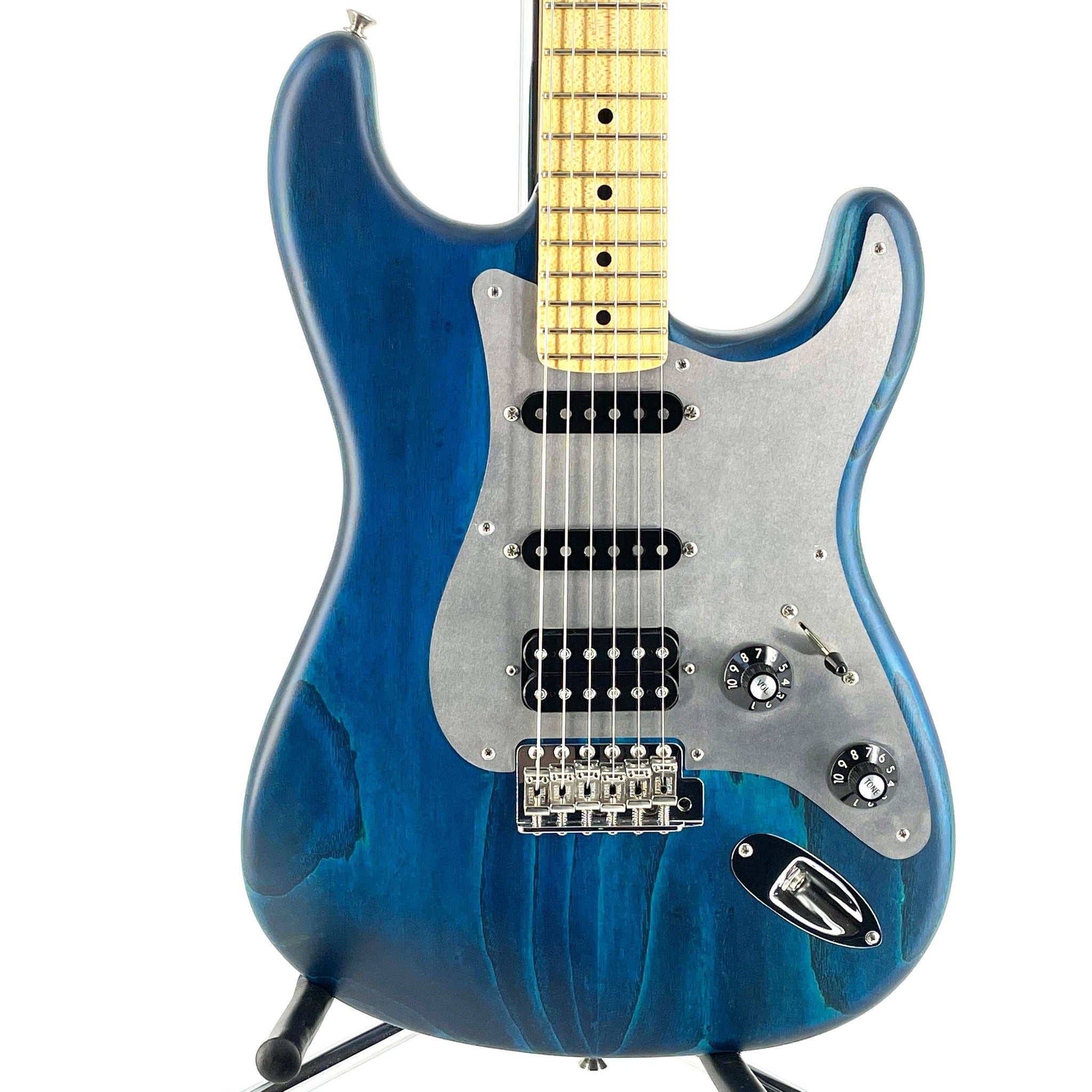 2015 Fender Custom Shop Jason Smith Masterbuilt 1960 HSS Stratocaster NOS - Translucent Turquoise & Black Grain | Tonebay