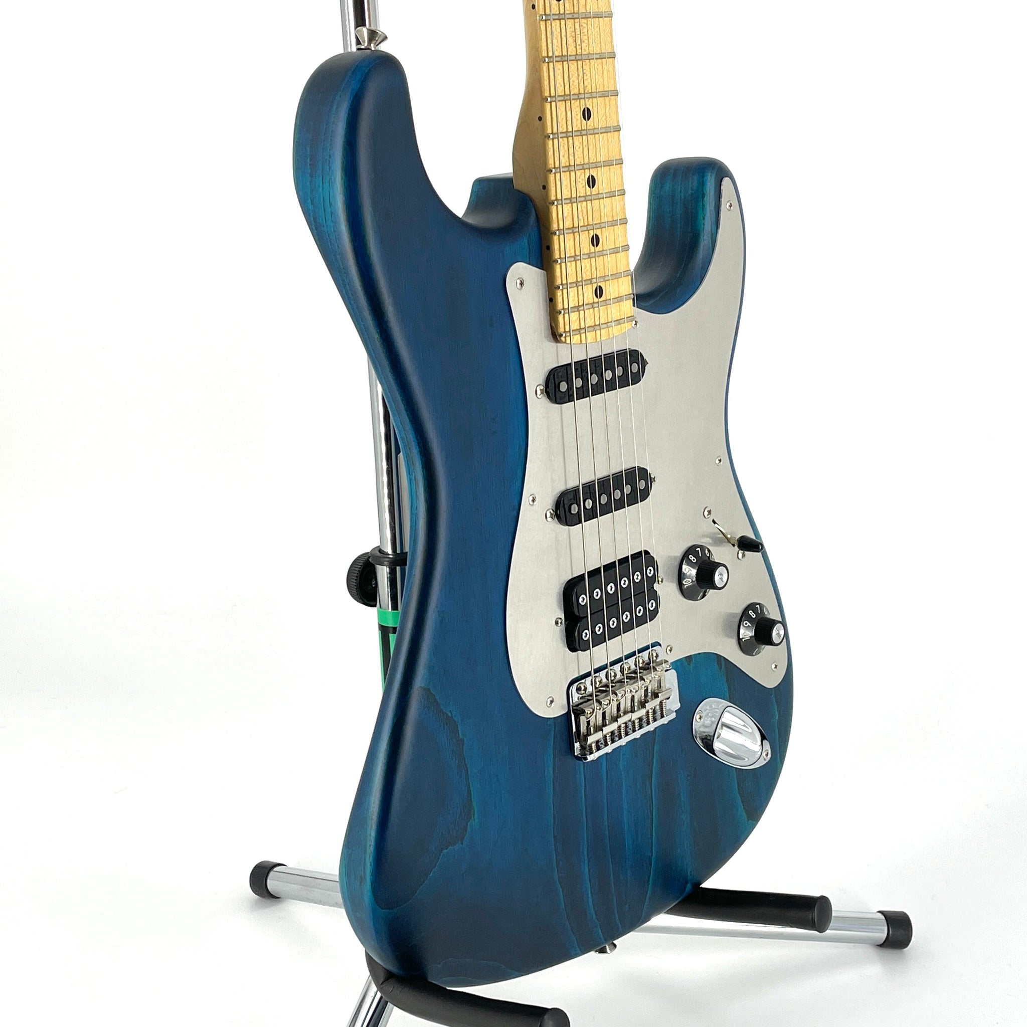 2015 Fender Custom Shop Jason Smith Masterbuilt 1960 HSS Stratocaster NOS - Translucent Turquoise & Black Grain | Tonebay