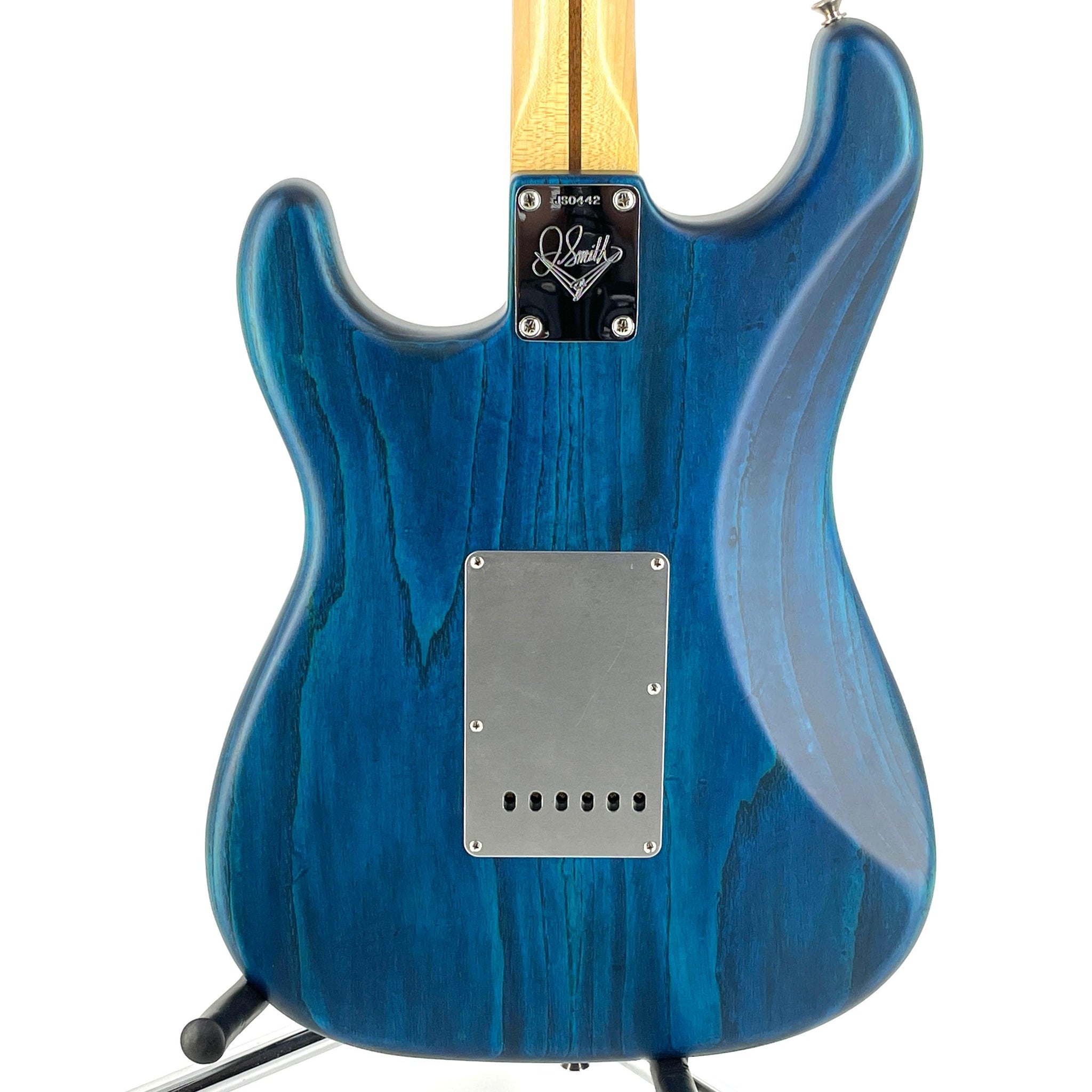 2015 Fender Custom Shop Jason Smith Masterbuilt 1960 HSS Stratocaster NOS - Translucent Turquoise & Black Grain | Tonebay