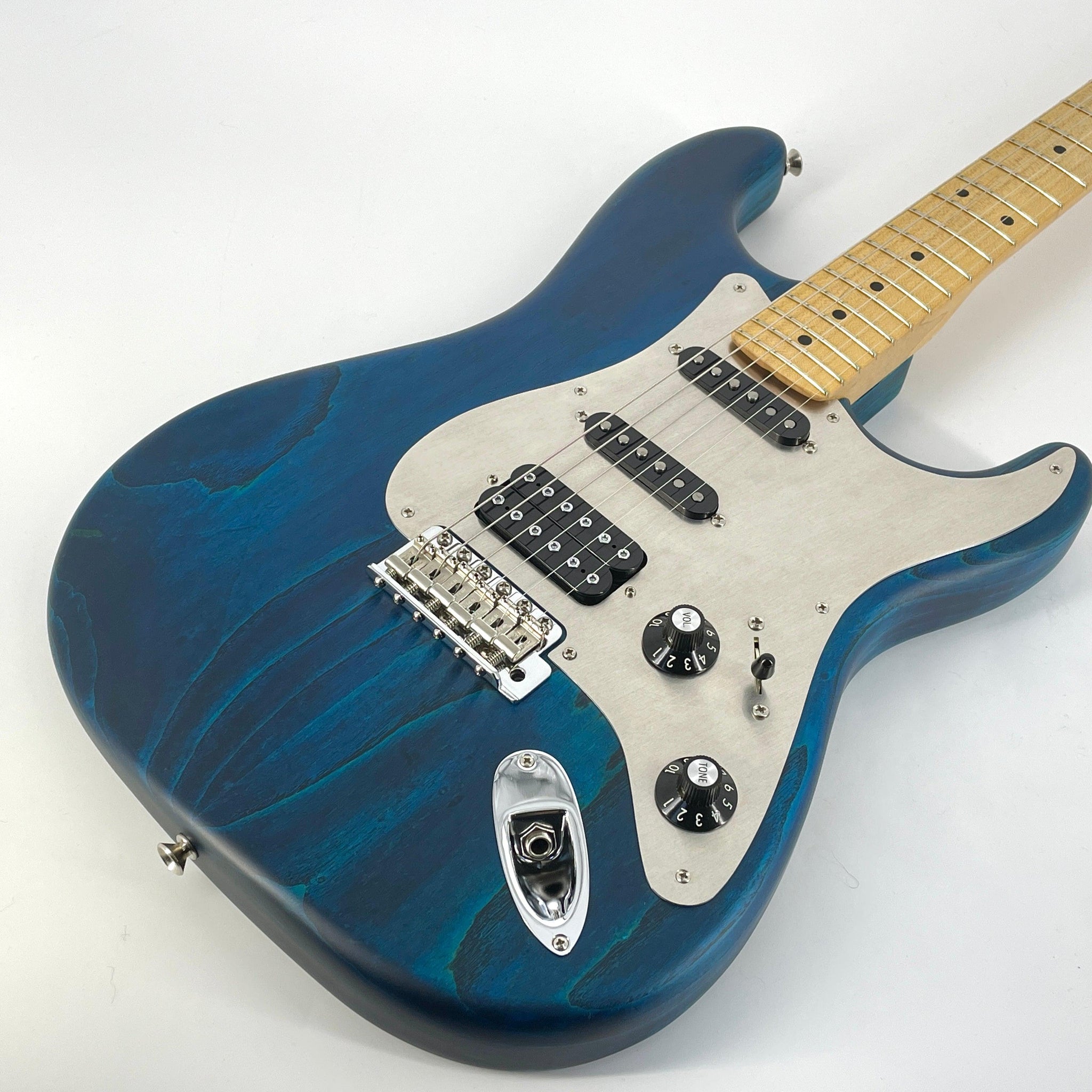 2015 Fender Custom Shop Jason Smith Masterbuilt 1960 HSS Stratocaster NOS - Translucent Turquoise & Black Grain | Tonebay
