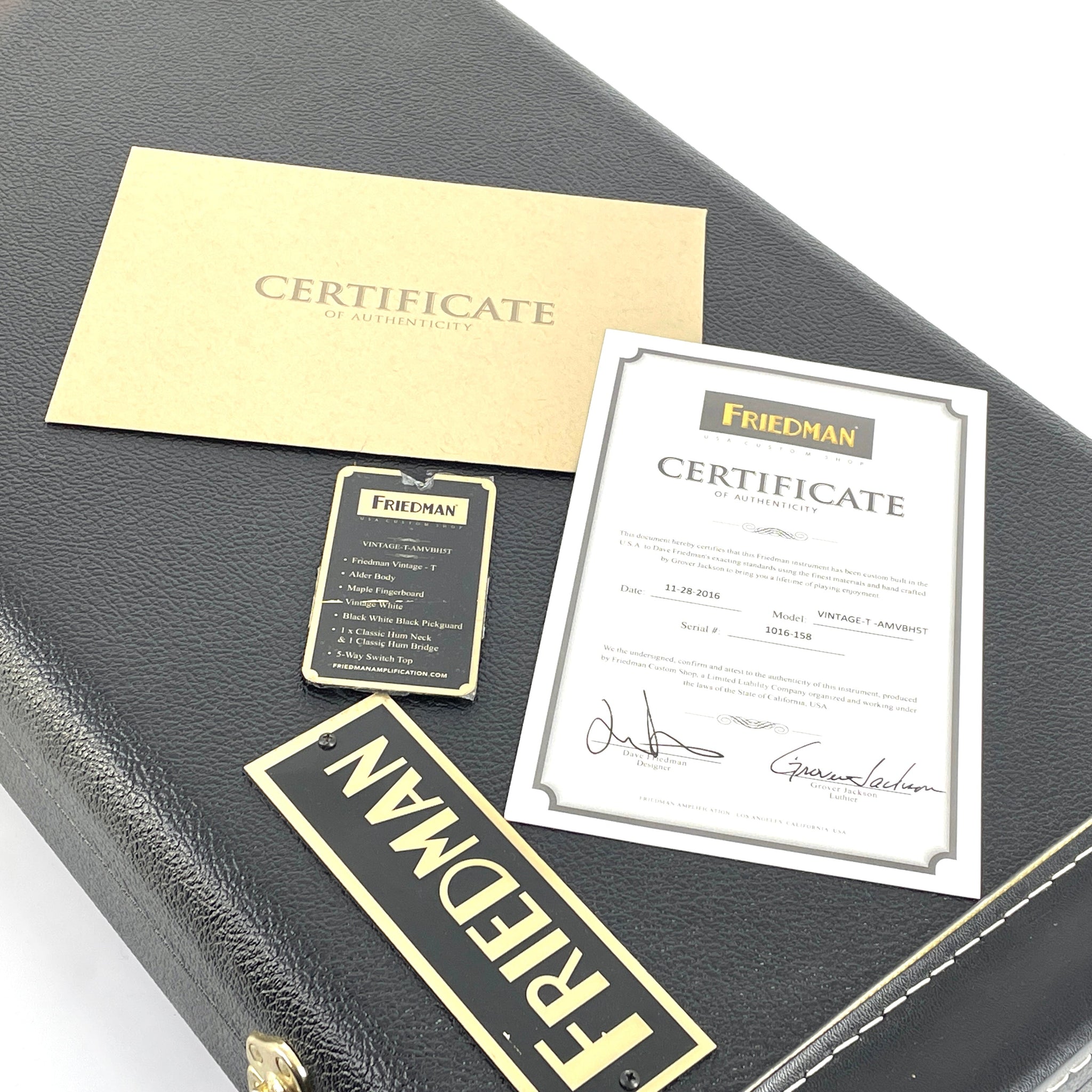 2016 Friedman Vintage T Relic – Vintage White | Tonebay