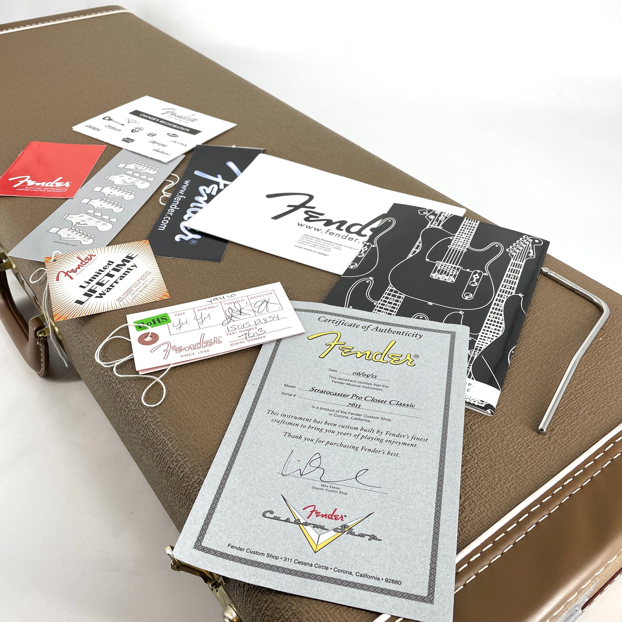 2012 Fender Custom Shop Pro Closet Classic Stratocaster – Dakota Red | Tonebay