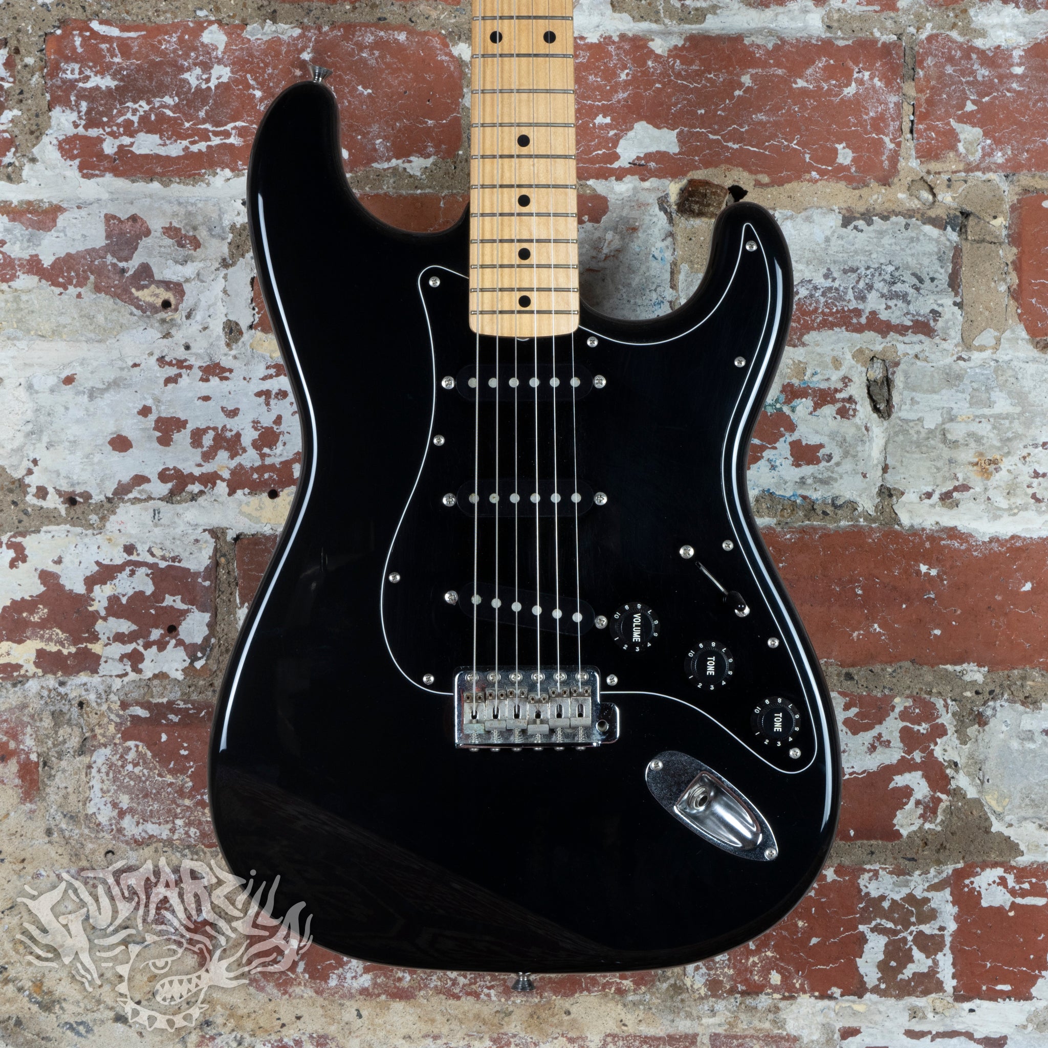 Squier Silver Series Stratocaster 1993 Black MIJ Japan FujiGen | tonebay